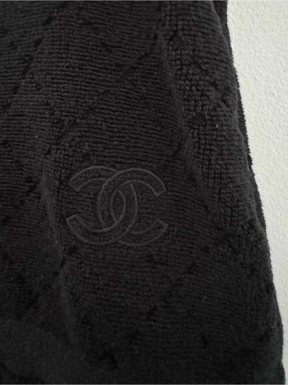 CHANEL Black Hooded Mini Dress